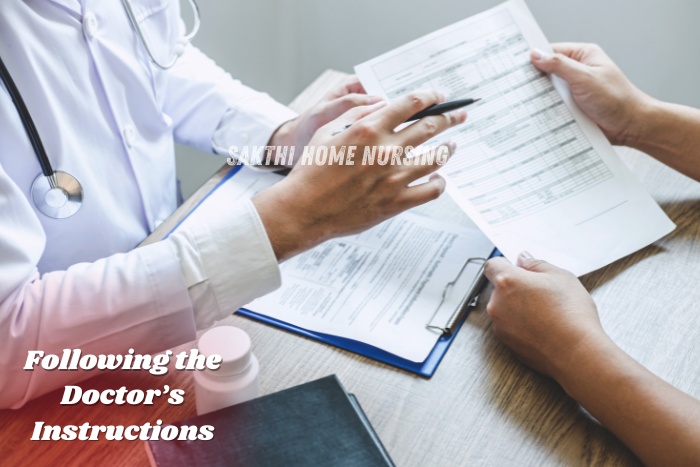 Sakthi Home Nursing in Coimbatore ensures clear medical guidance is followed for effective home care recovery