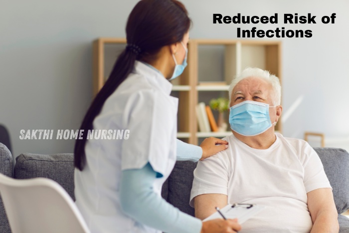 Sakthi Home Nursing in Coimbatore ensures reduced infection risk through hygienic and professional home care services
