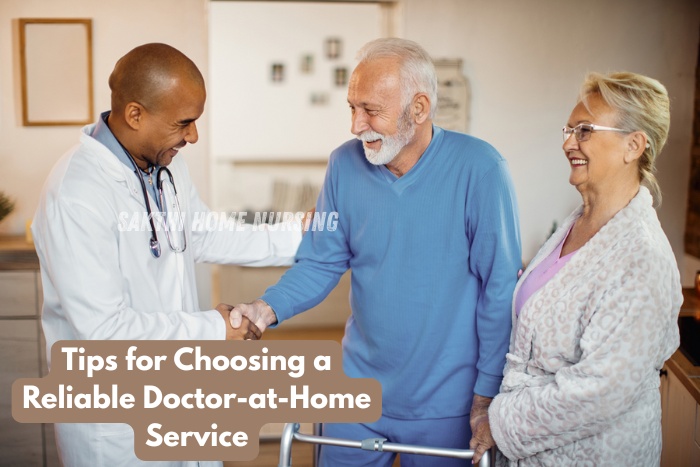 Sakthi Home Nursing in Coimbatore provides reliable and friendly doctor-at-home services for senior health and well-being