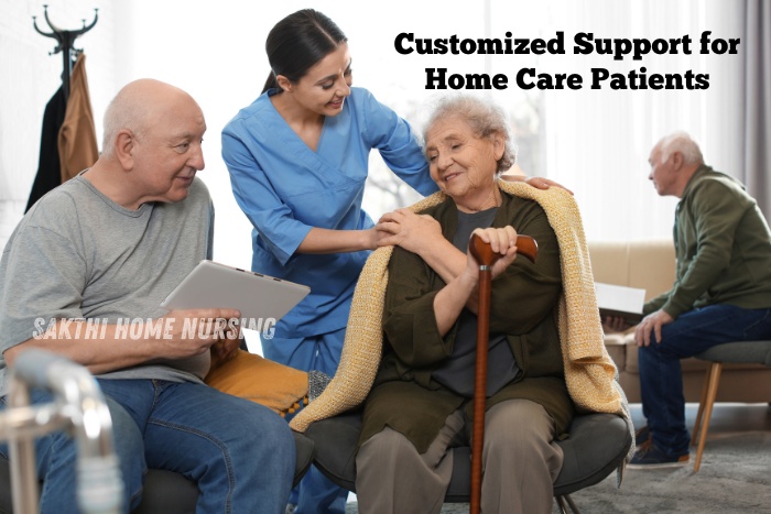 Personalized home care assistance from a nurse—Sakthi Home Nursing in Coimbatore offers tailored support for seniors and home care