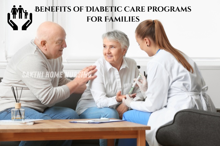 Sakthi Home Nursing in Coimbatore supports families with personalized diabetic care programs to manage health effectively