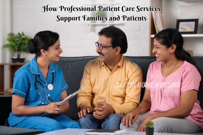 Sakthi Home Nursing in Coimbatore providing professional patient care services with family support at home